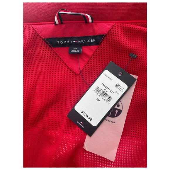 Tommy Hilfiger Regatta Water-Resistant Jacket Red White Blue Women's Small NEW - Picture 5 of 10